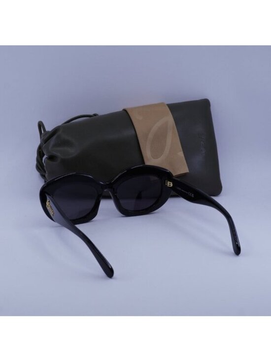 Loewe LW40153I 01A Cat Eye Sunglasses – Shiny Black\\Smoke main image 8